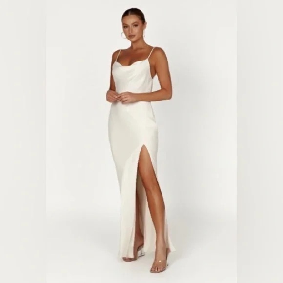 Meshki Dresses & Skirts - Meshki Cream Slip Dress